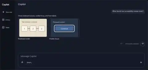 Preview: Start with an accessibility question